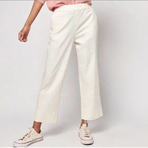 Faherty Every Day Cotton Pant in Ivory | Size Medium